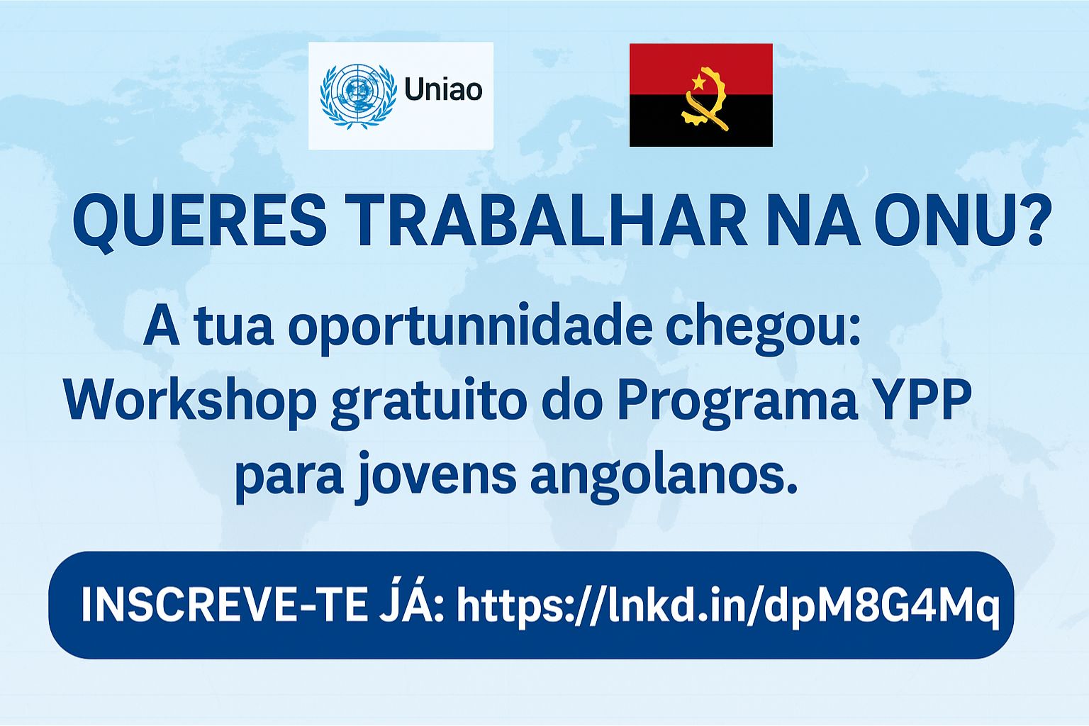 Programa de Jovens Profissionais da ONU (YPP) Para Angolanos
